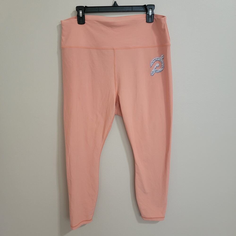 Peloton Peach Cropped Leggings Size 2X